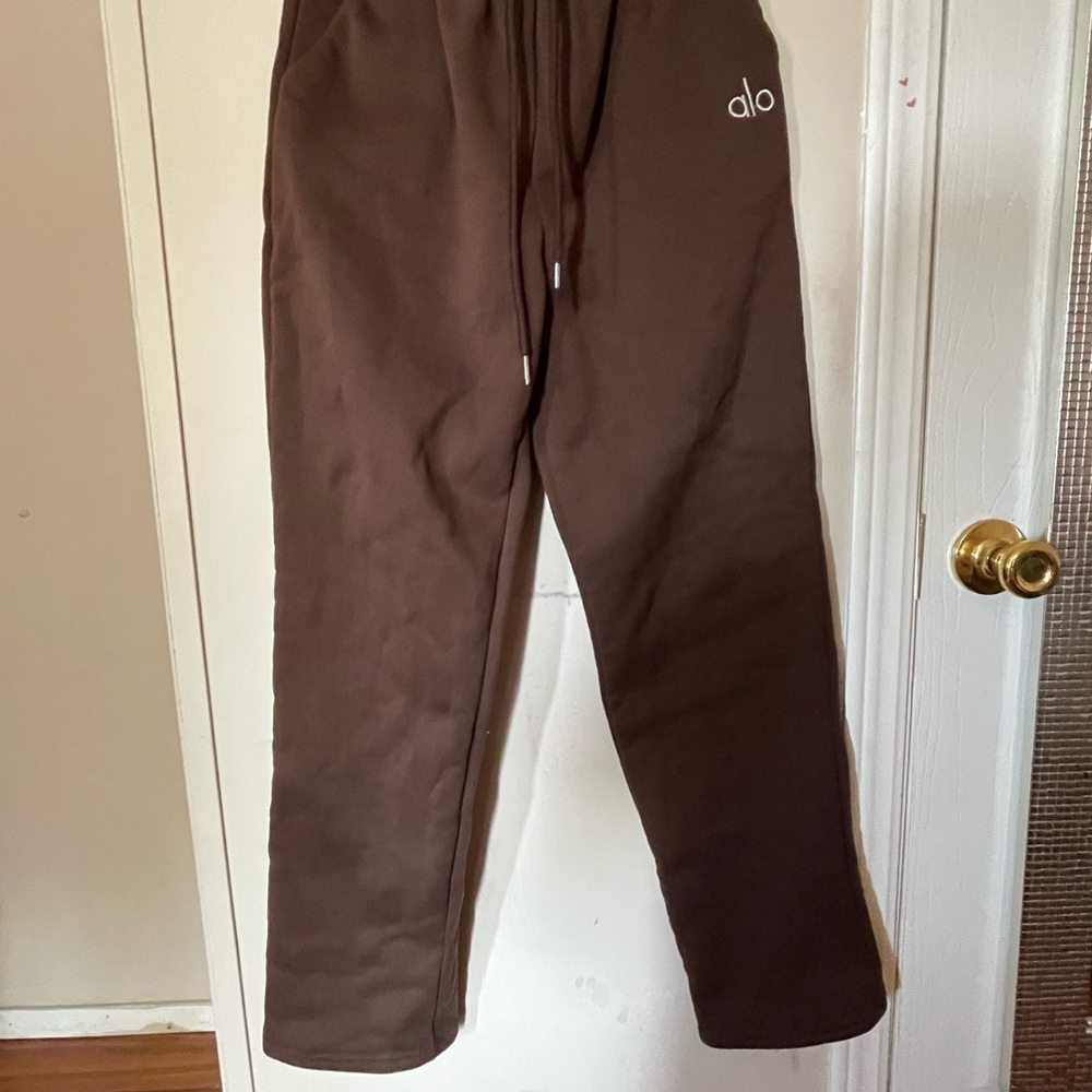 ALO Yoga Brown Sweatpants Relaxed Fit